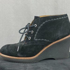 Black Suede Ankle Boots Naturalizer size 7